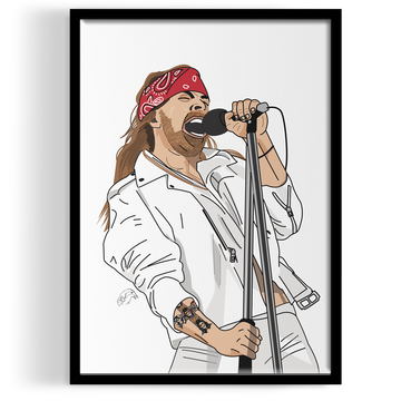 Inspired by AXL ROSE Art