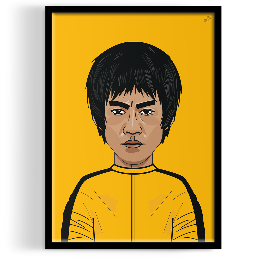 Inspired by Bruce Lee ART PRINT