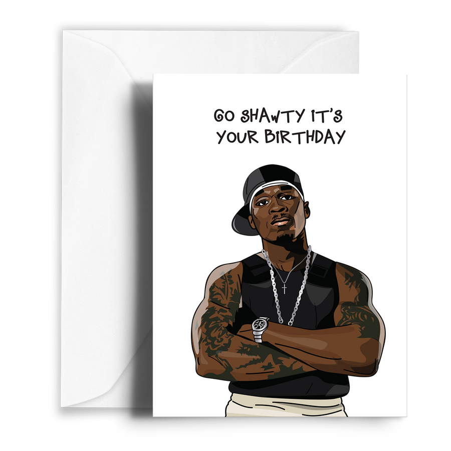 50 Cent Greetings Card
