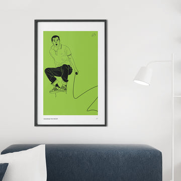 Inspired by Mike Skinner A2 Poster Print