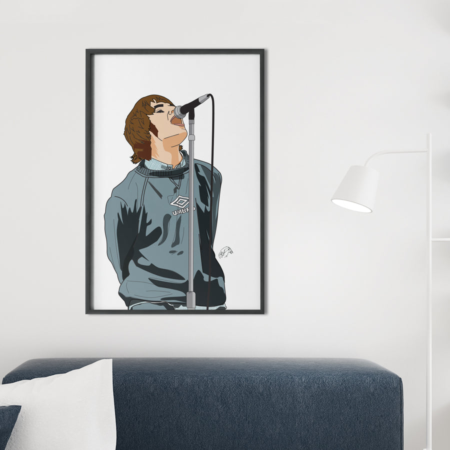 LIAM GALLAGHER INSPIRED OASIS WALL ART