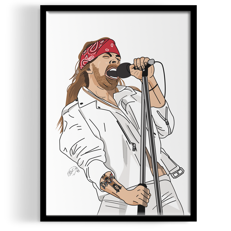 Inspired by AXL ROSE Art