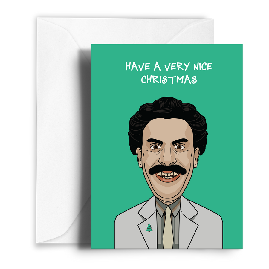 Borat Christmas Card