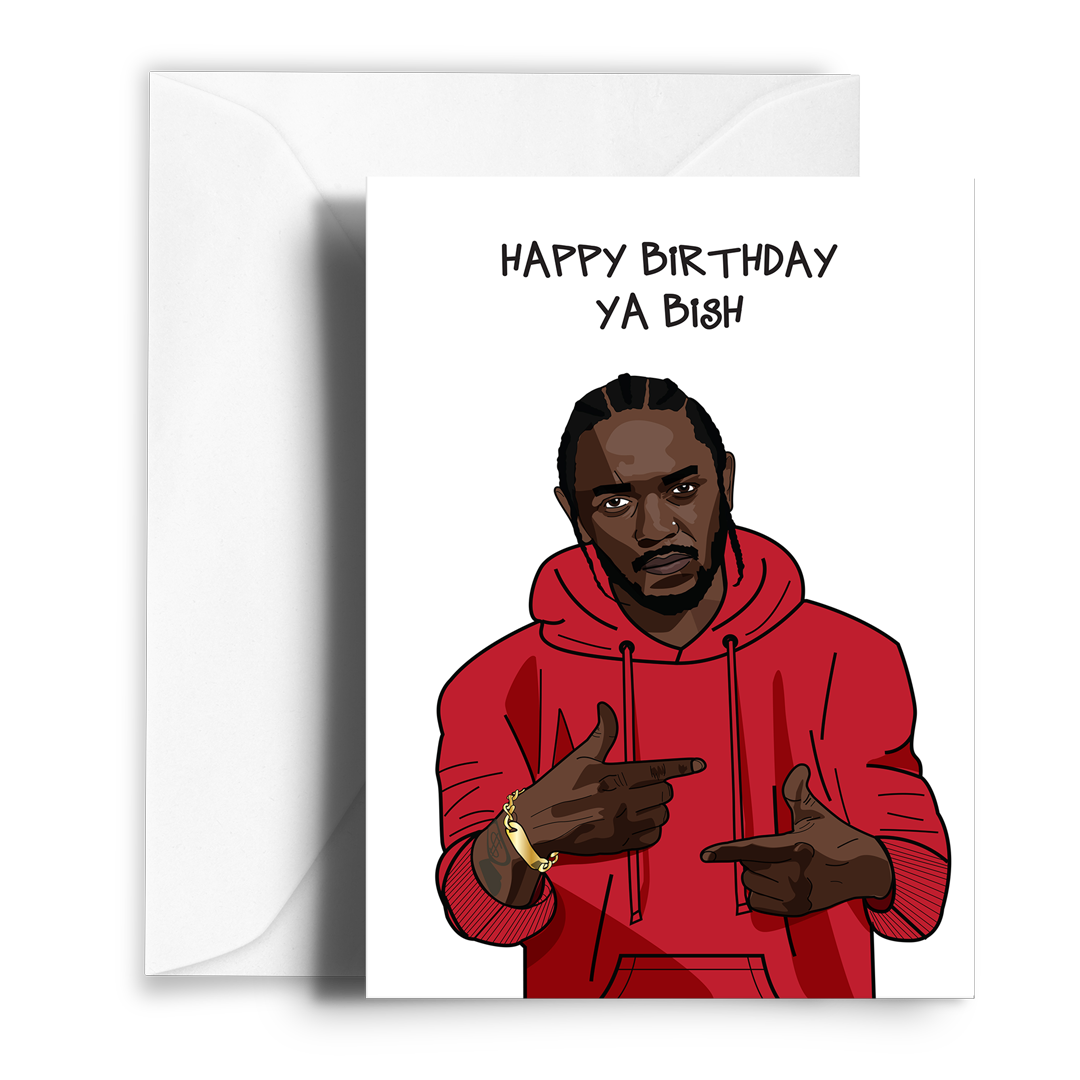 Kendrick Lamar Greetings Card