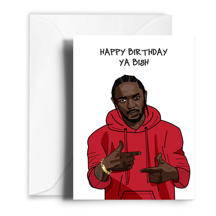 Kendrick Lamar Greetings Card