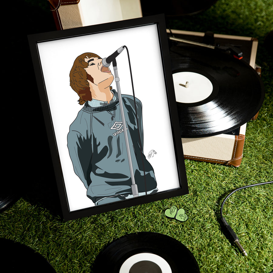 LIAM GALLAGHER INSPIRED OASIS WALL ART