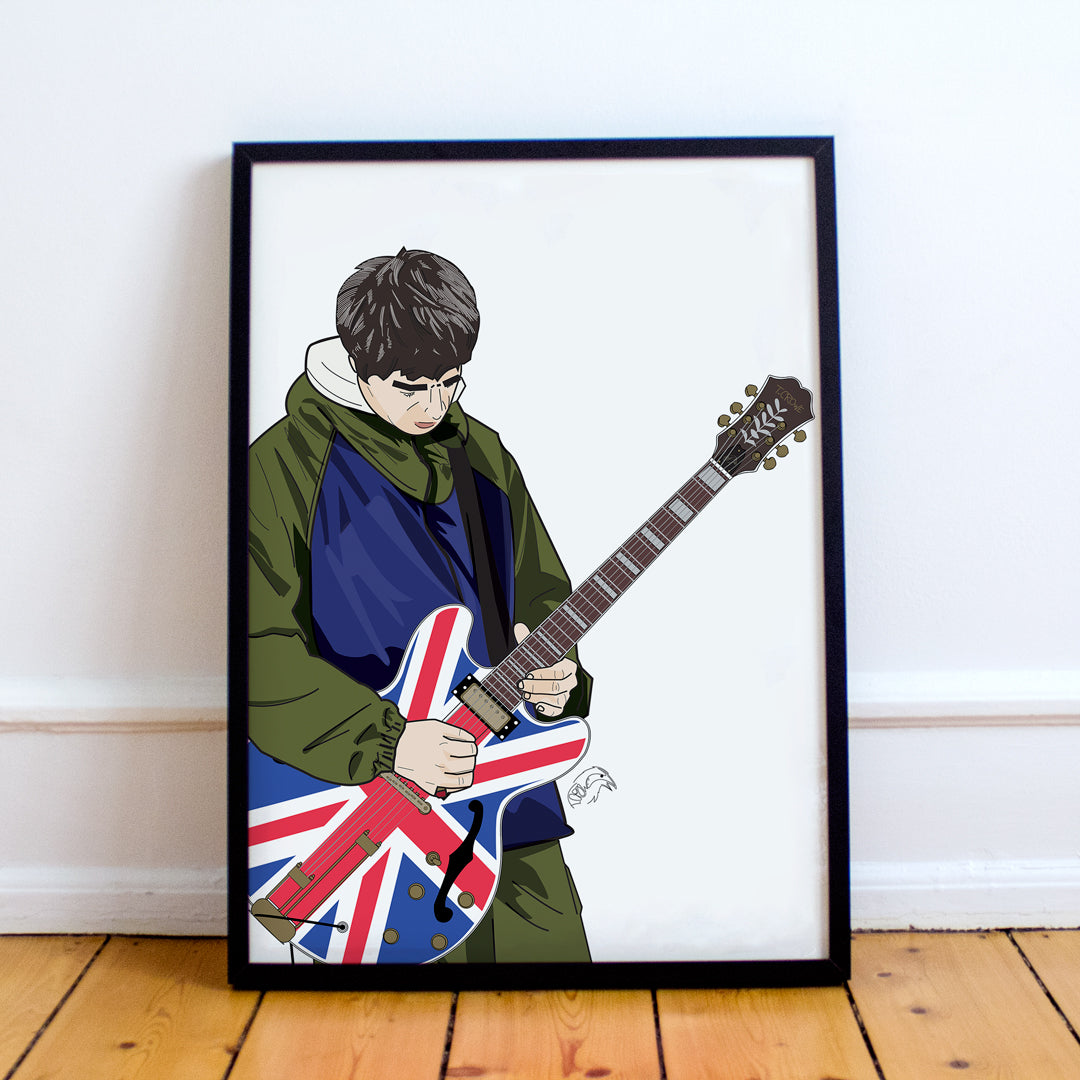 OASIS INSPIRED WALL ART – NOEL GALLAGHER