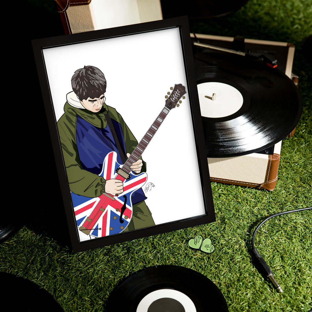OASIS INSPIRED WALL ART – NOEL GALLAGHER