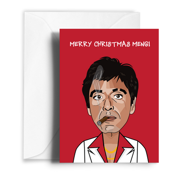 Scarface Christmas Card