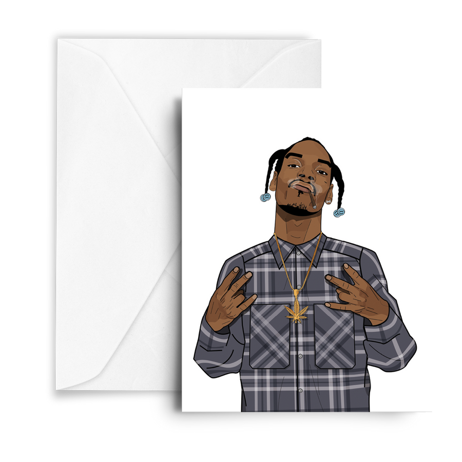 Snoop Dogg Greetings Card