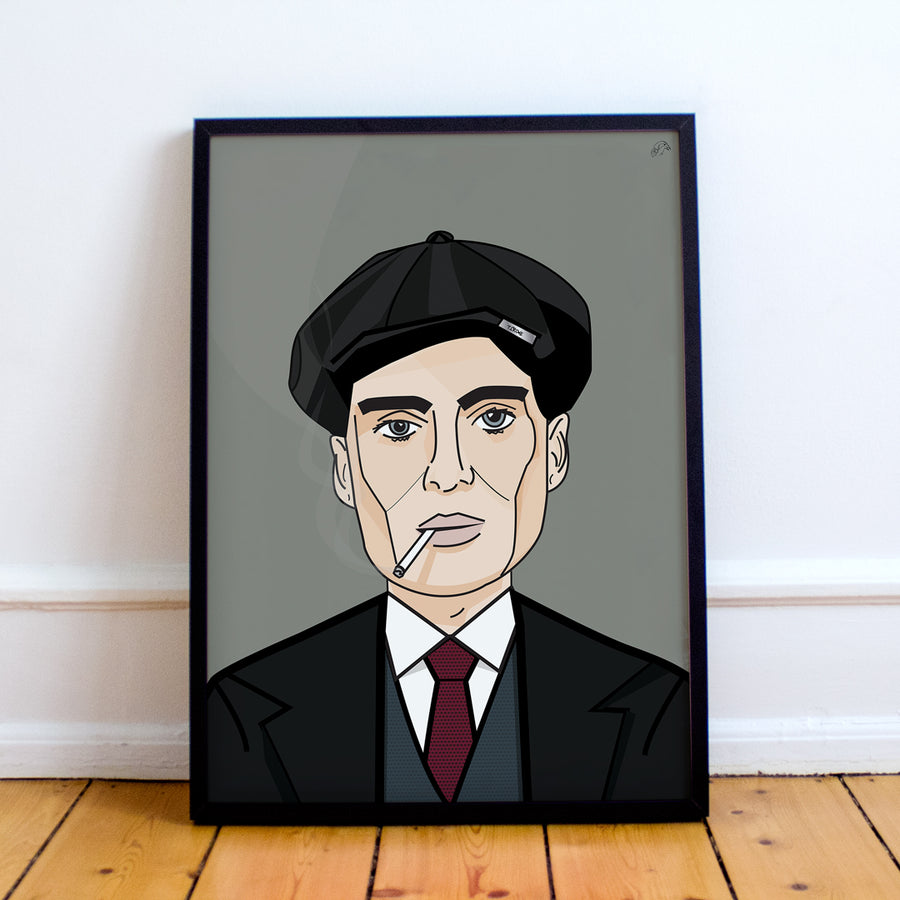 Inspired by Tommy Shelby Portrait ART PRINT